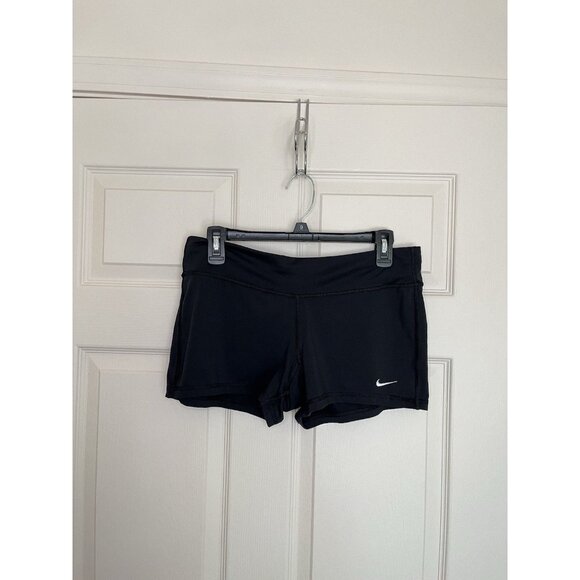 Nike Pants - Nike Shorts Black Low Rise Stretchy Size Medium For Running/yoga/lounge